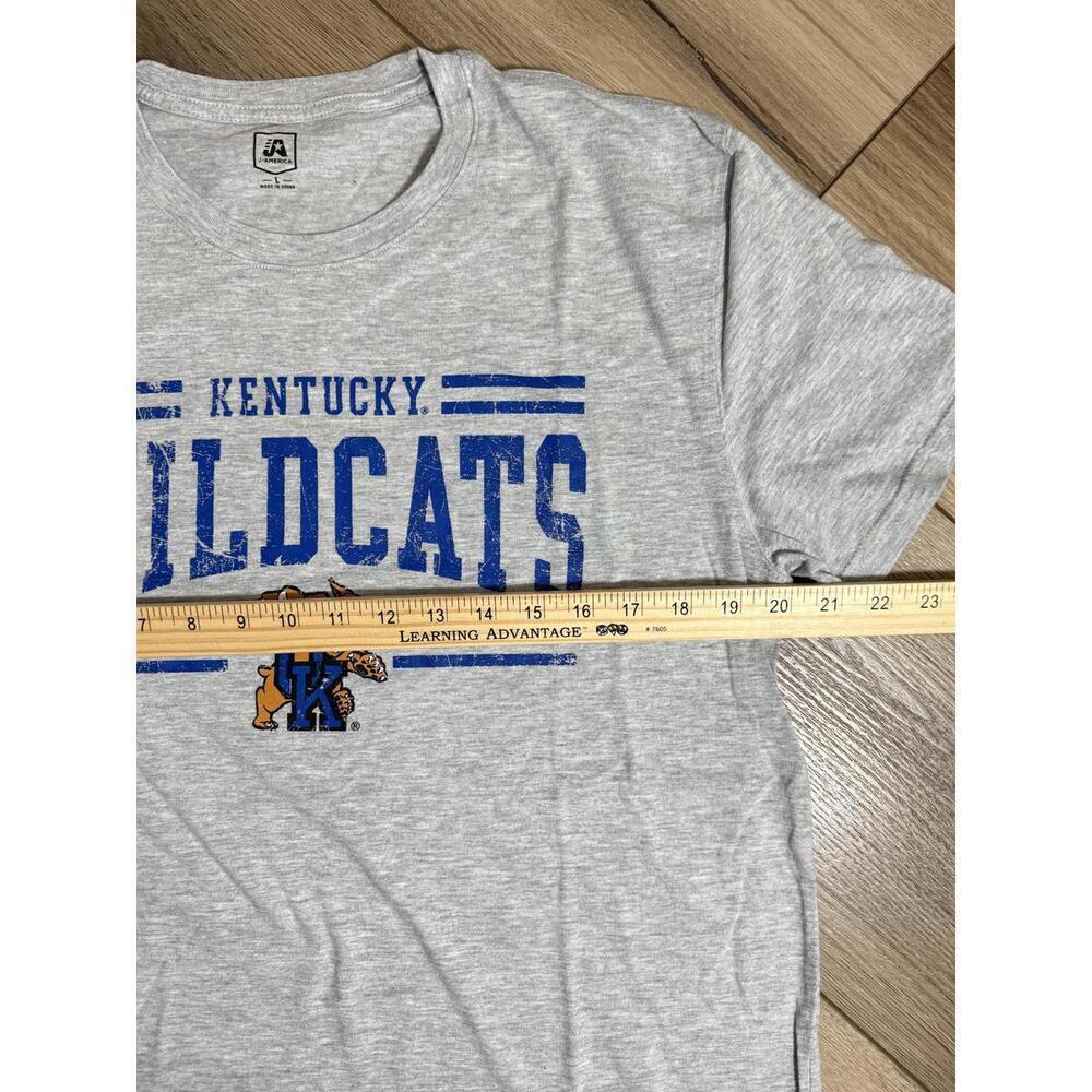 Kentucky Wildcats Shirt Mens Large Gray NCAA Basketball J America Tee T-Shirt - Picture 2 of 7